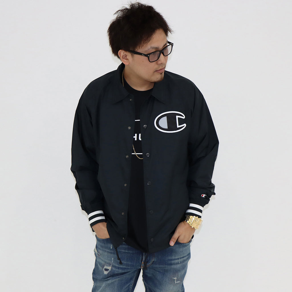 Champion satin coaches discount jacket