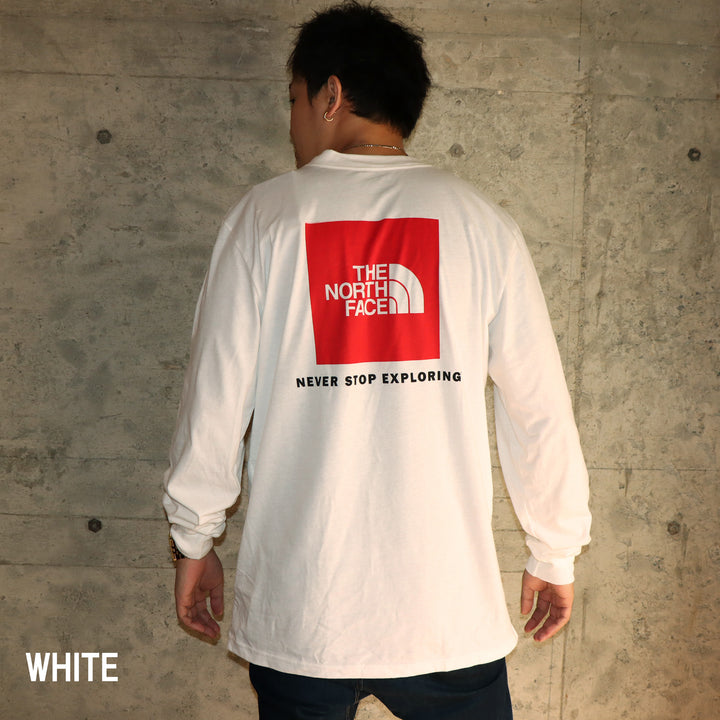 【THE NORTH FACE】MEN’S LONG SLEEVE BOX NSE TEE 長袖 ロンT ボックスロゴ US規格 - INCRESPATURA（インクレスパトゥーラ）#色_white