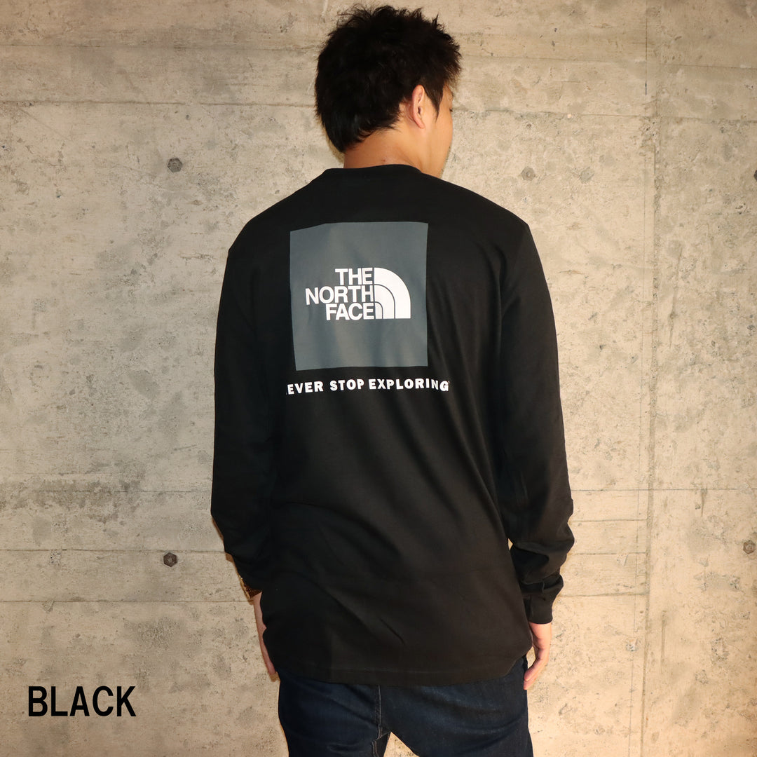 【THE NORTH FACE】MEN’S LONG SLEEVE BOX NSE TEE 長袖 ロンT ボックスロゴ US規格 - INCRESPATURA（インクレスパトゥーラ）#色_black