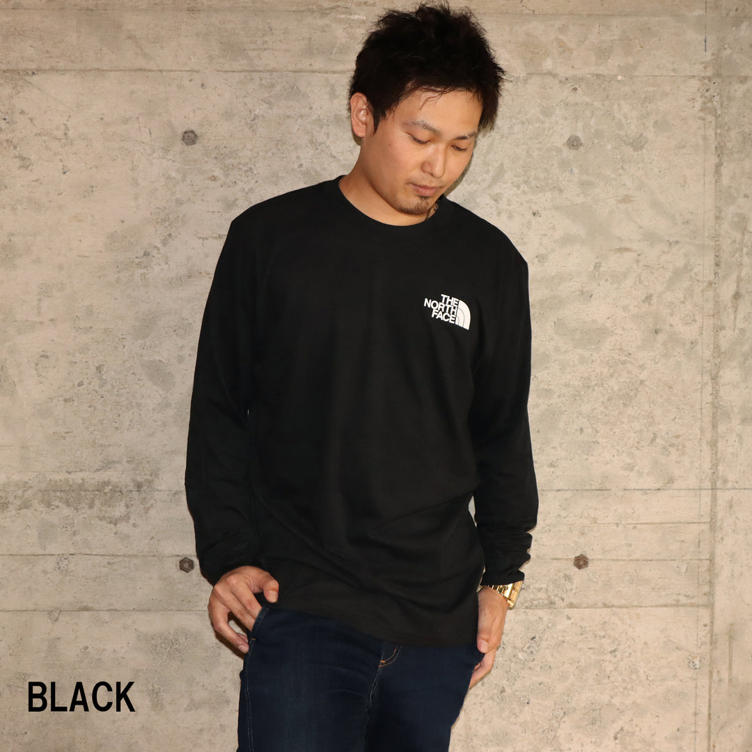 【THE NORTH FACE】MEN’S LONG SLEEVE BOX NSE TEE 長袖 ロンT ボックスロゴ US規格 - INCRESPATURA（インクレスパトゥーラ）#色_black