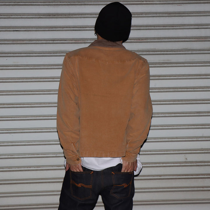 【STUSSY】washed canvas work jacket