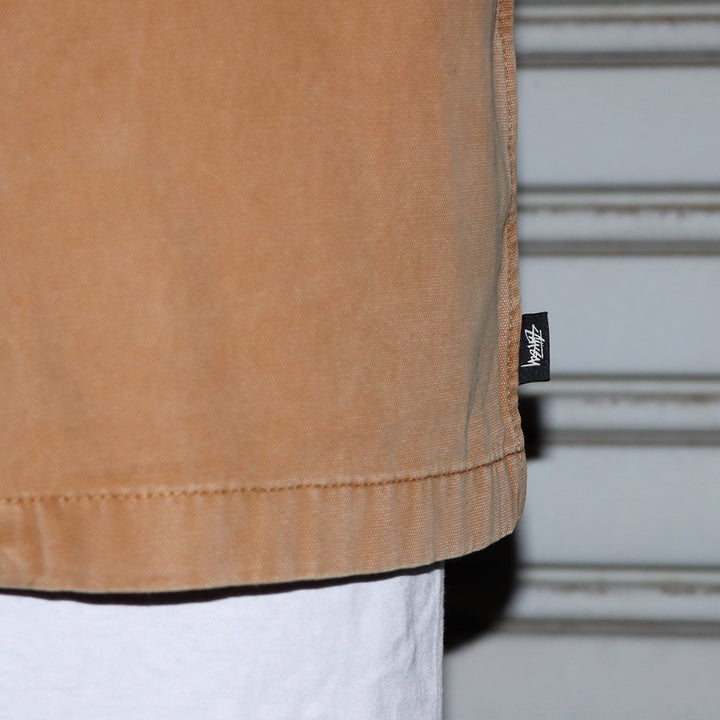 【STUSSY】washed canvas work jacket