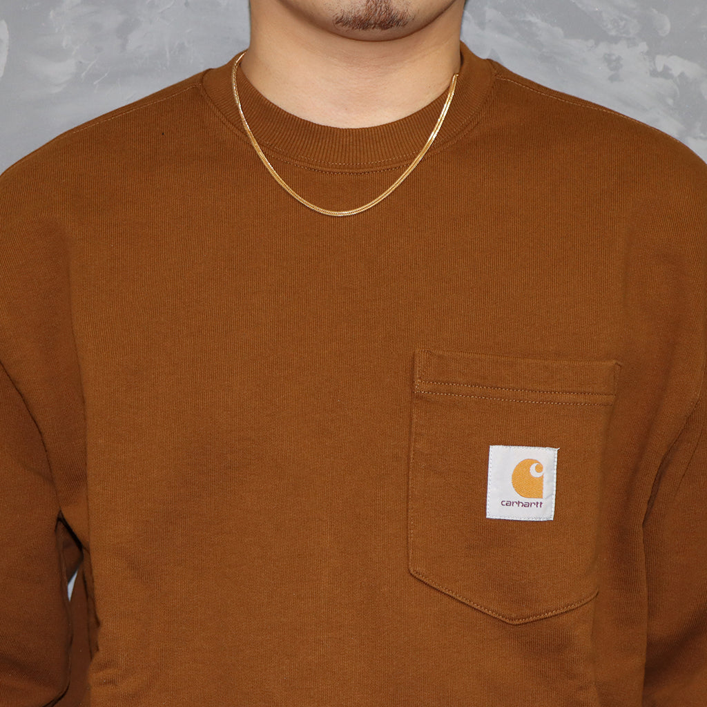 【CARHARTT WIP】トレーナー POCKET SWEATSHIRT I027681 メンズ TAWNY 0EPXX