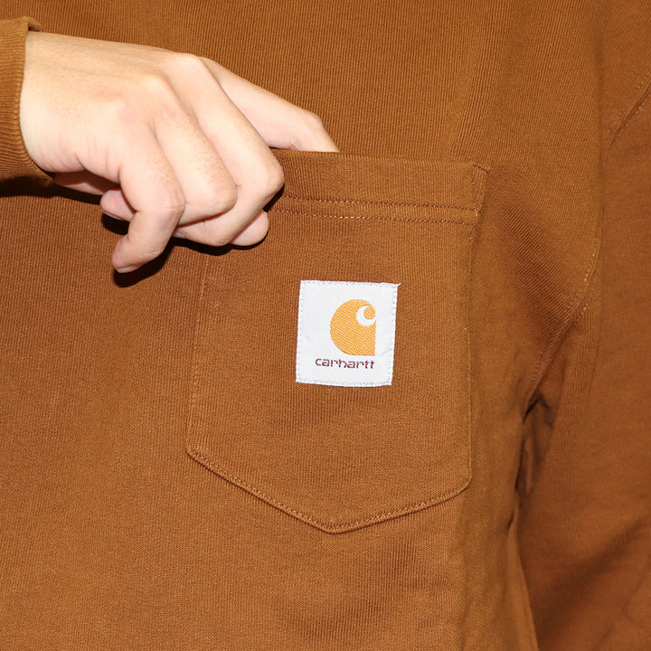 【CARHARTT WIP】トレーナー POCKET SWEATSHIRT I027681 メンズ TAWNY 0EPXX