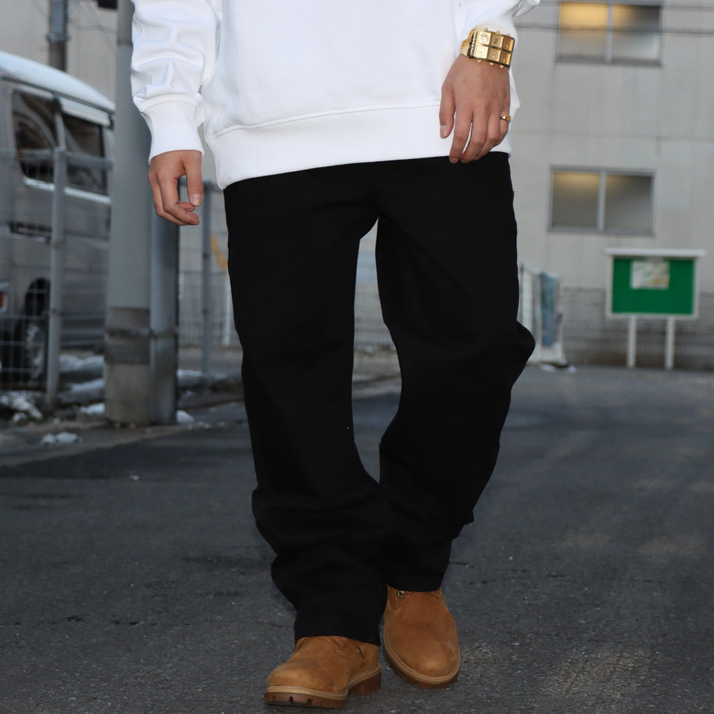 パンツ Nutemperor black slacks Kick Front High Slit Pant - Black – Clara Sunwoo